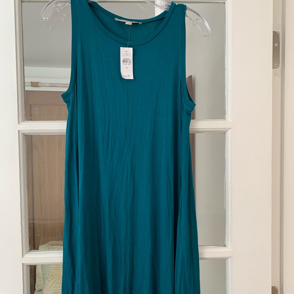 LOFT teal dress